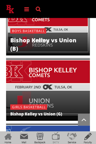 Bishop Kelley High School screenshot 2
