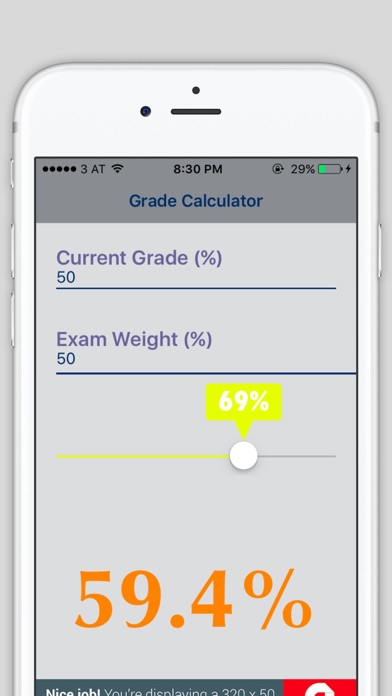 How to cancel & delete WhatsMyMark - Simple Final grade calculator from iphone & ipad 1