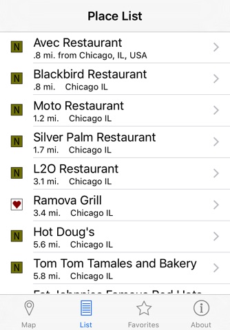 No Reservations Restaurant Locator by MapMuse screenshot 2