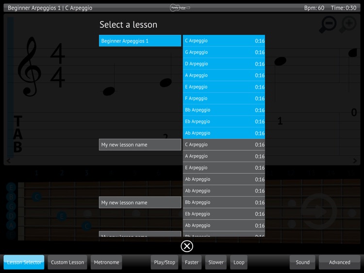 Learn & Practice Acoustic Guitar Lessons Exercises