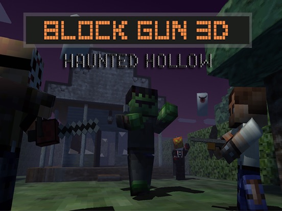 Скачать Block Gun 3D: Haunted Hollow