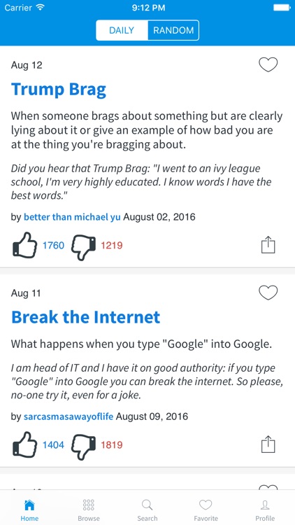 UrbanDict - for Urban Dictionary website