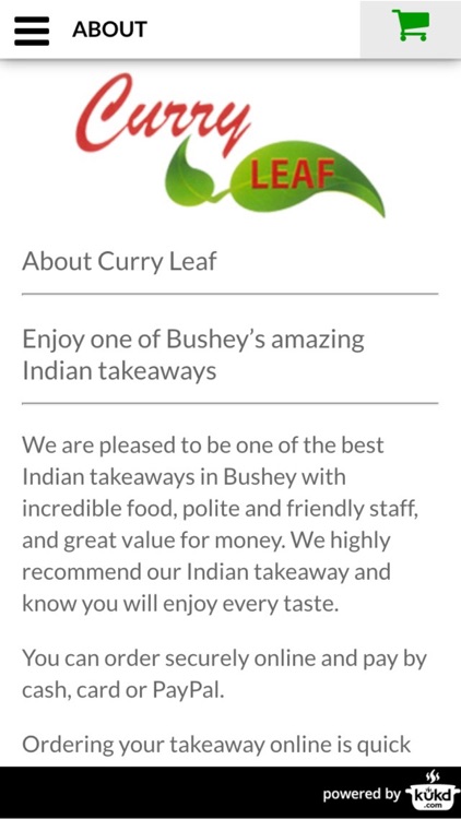 Curry Leaf Indian Takeaway screenshot-3