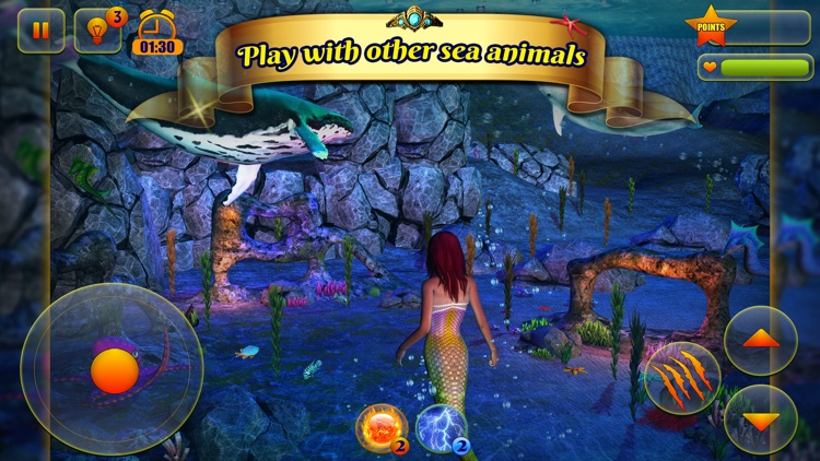 Cute Mermaid Simulator 3D screenshot-4