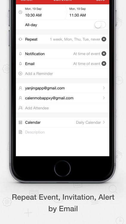 Tiny Calendar - Sync with Google Calendar screenshot-3