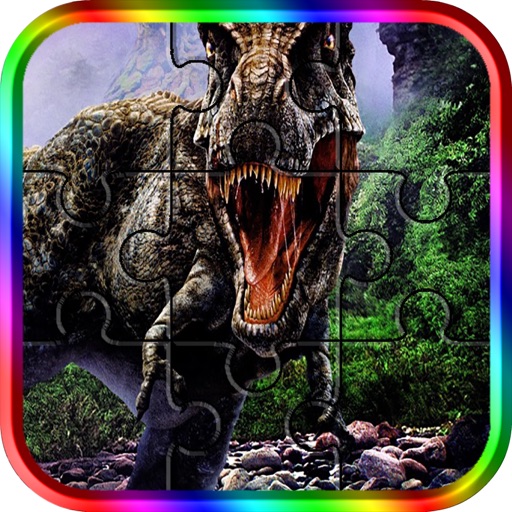 Dinosaurs Jigsaws Puzzle Game - daily jigsaw puzzle time family game for adults and Kids iOS App