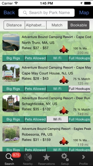 BookYourSite™ RV Park Campground Reservation Guide(圖2)-速報App