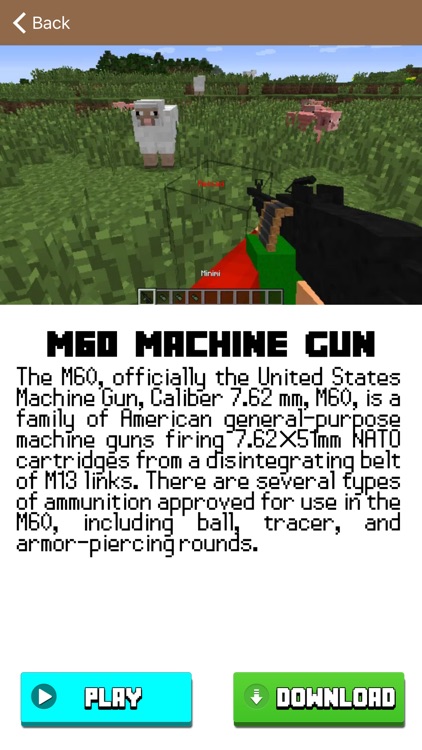 Army & War GUNS Mod for Minecraft Game PC Guide