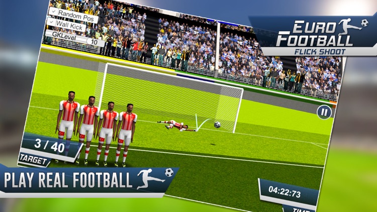 Euro FootBall Flick Shoot - Soccer Penalty Corner