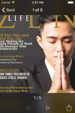 Zen Life Magazine screenshot 2