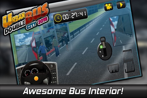 City Double Decker Bus Driver Simulator 2016 screenshot 2