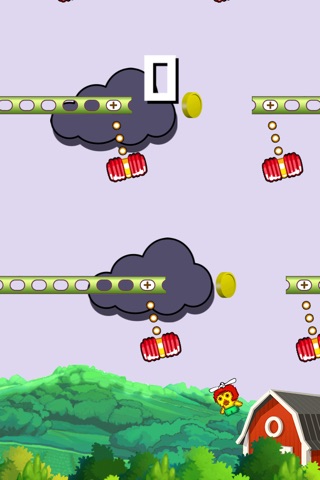 Red Copter Flap Free Arcade Game screenshot 4