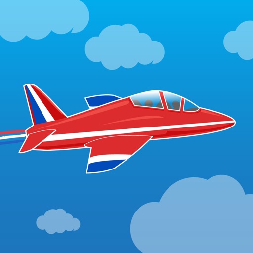 Five Red Planes Icon