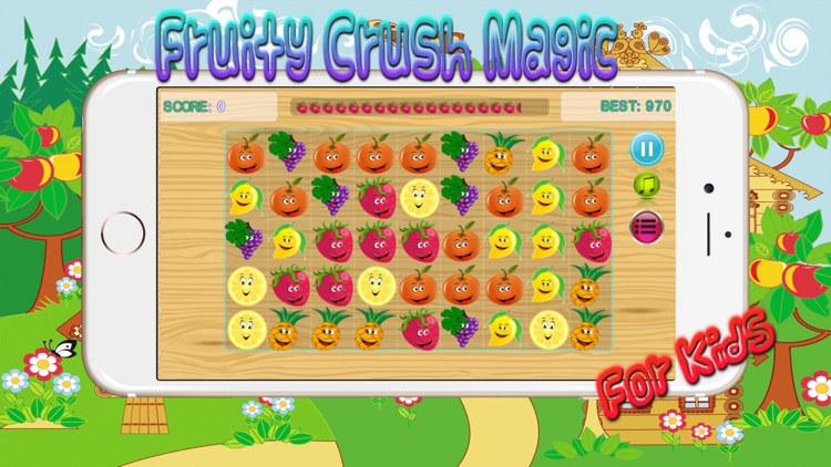 Fruit Fusion Link - Garden Land Swipe Fruits 3 hd