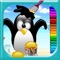 Coloring Pages Game Penguin For Kids
