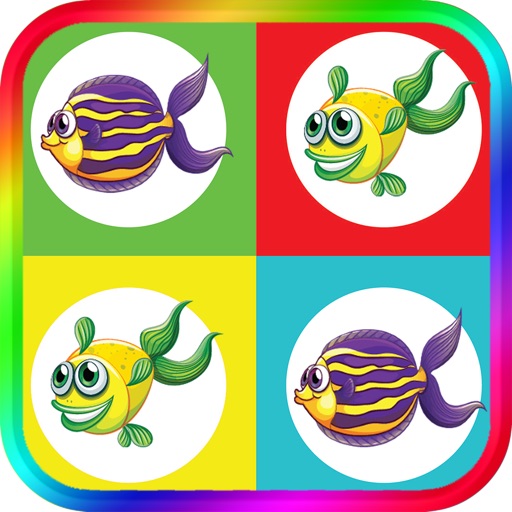 Fish Match Game for Kids brain training game For Toddlers Icon