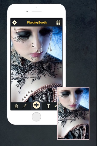Tattoo Piercing Booth Pro - Virtual Body Art Designer to Add Inked Sketch Effects to Photos screenshot 4