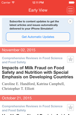 Comprehensive Reviews in Food Science and Food Safety screenshot 4