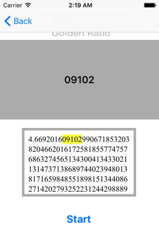Memorise numbers screenshot 2