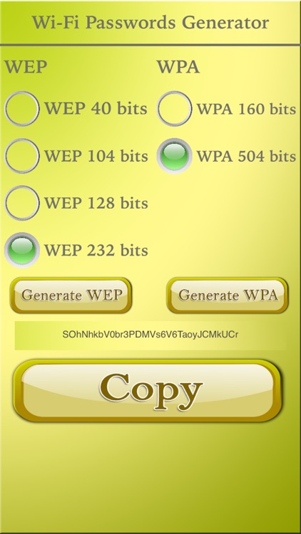 Wi-Fi Passwords Generator