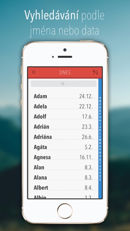 Kalendář jmen CZ screenshot-3