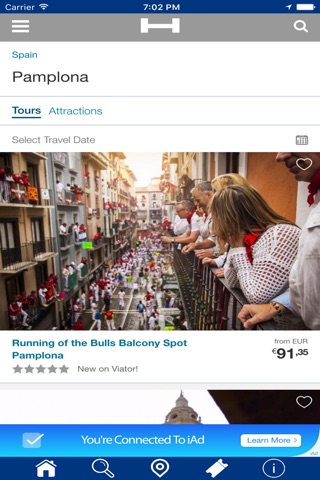 Pamplona Hotels + Compare and Booking Hotel for Tonight with map and travel tour screenshot 2