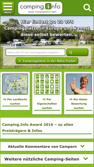 Camping.Info Campingführer(圖1)-速報App