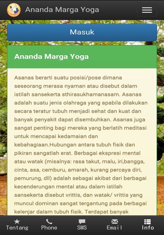 Ananda Marga Yoga Bali screenshot 2