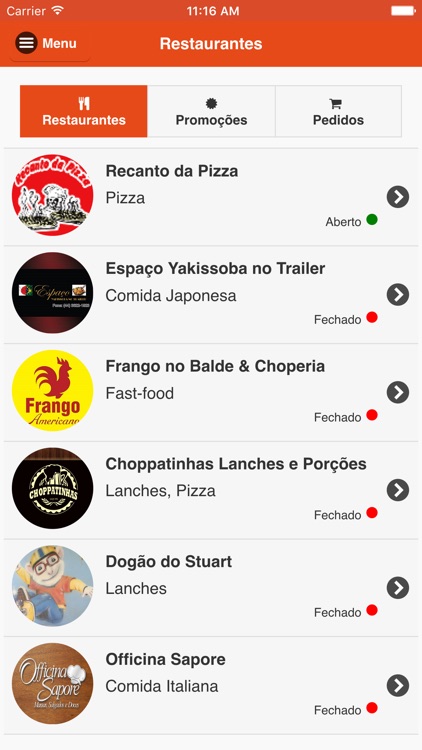 Exfood - Delivery de comida