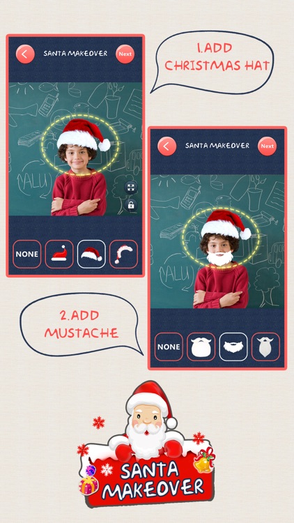 Christmas Makeover Pro - Santa Claus Photo Editor to Add Hat, Mustache & Costume