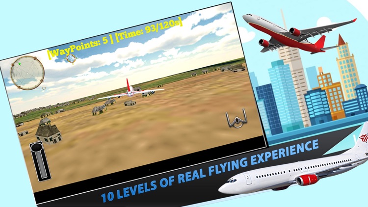 Jumbo Jet Passenger Plane - Jetliner 3D Simulator screenshot-4