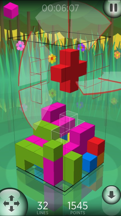 Fragmental 3D Lite - Build Lines with Falling Blocks!