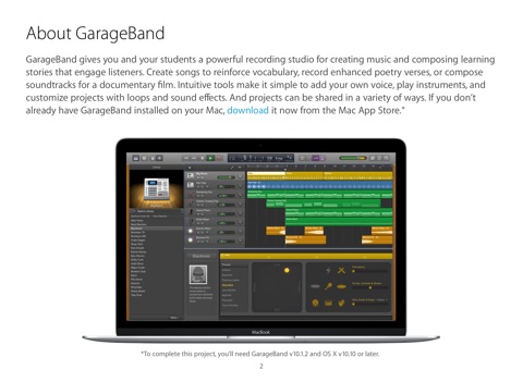 garageband help for mac