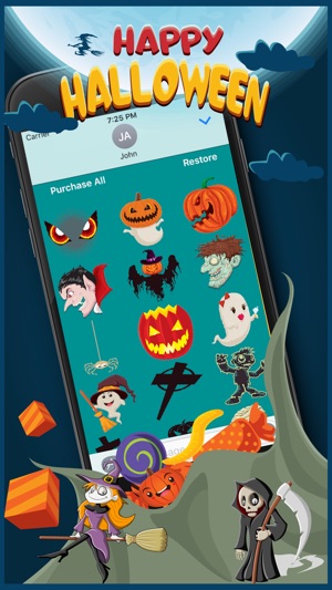 HalloMoji  Halloween Stickers & Emojis(圖2)-速報App