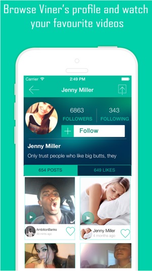 Best VineGram Free - View, Like and ReVine Videos for Vine(圖3)-速報App