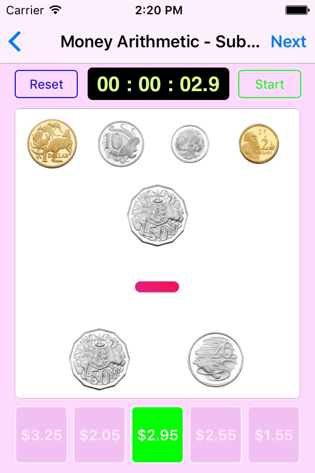 Money Maths - AUD screenshot 2