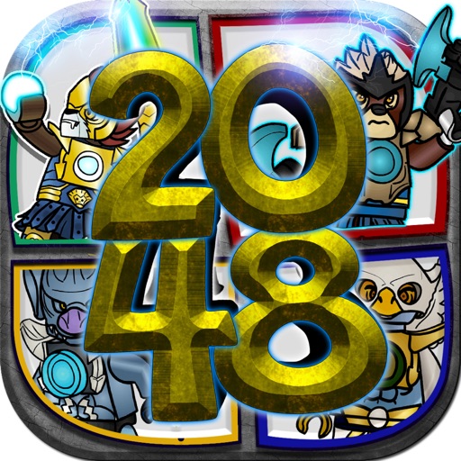 2048 + UNDO Number Puzzle Games “ Lego Legends of Chima Edition ” icon