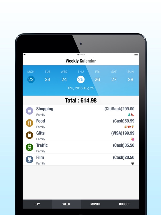Best Budget Expense Planner HD & My Daily Cost PRO screenshot-3
