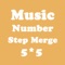Number Merge 5X5 - Playing With Piano Music And Sliding Number Block