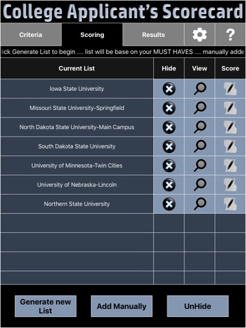 College Scorecard screenshot 2