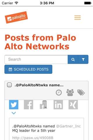 Palo Alto SocialWave screenshot 3