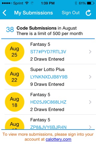 CA Lottery Official App screenshot 3