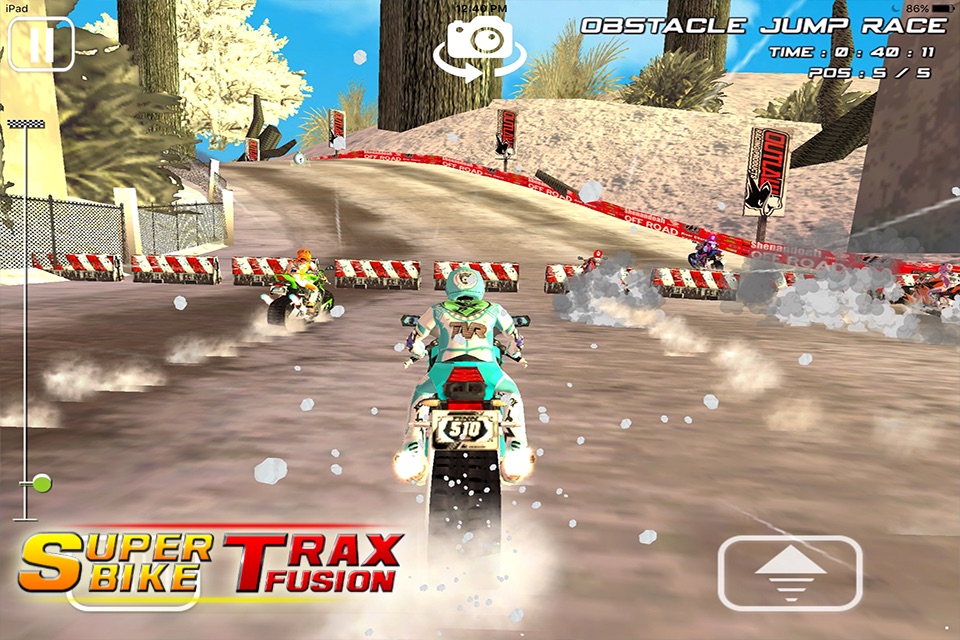Super Bike Trax Fusion - Free Motorcycle Offroad Racing screenshot 4
