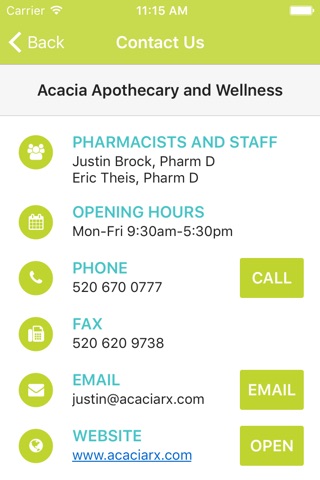 Acacia Apothecary and Wellness screenshot 2