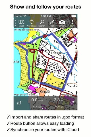 Topo GPS Finland screenshot 2