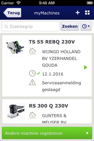 Festool screenshot 3