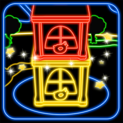 Glow Builder - Tower Maker Free iOS App