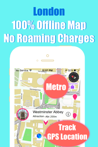 Скриншот из London travel guide and offline city map, Beetletrip Augmented Reality London Metro Train and Walks