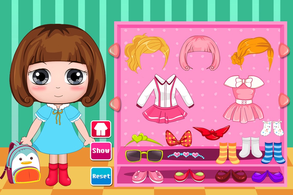 Belle prepare school days (happy box) girls game screenshot 4