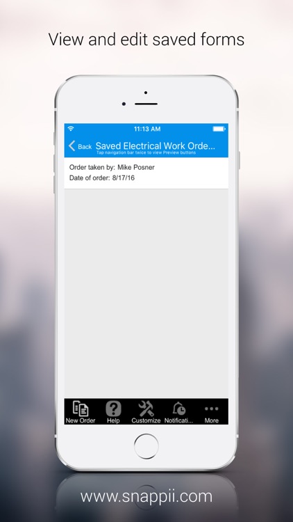 Electrical Work Order